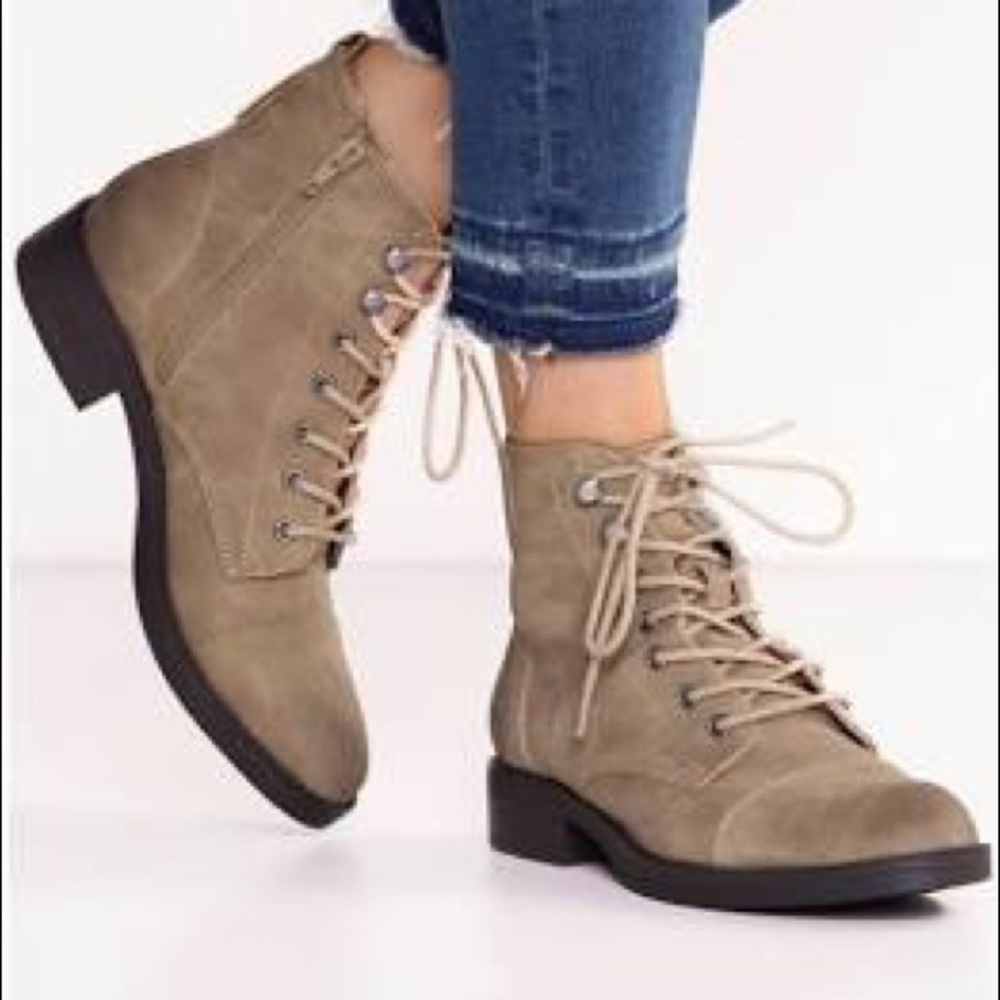 Madden Girl Combat Boots